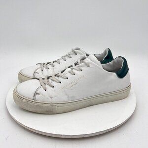 Alexander Laude Women Size EU 41 US 10 White Leather Lace Up Casual Shoes